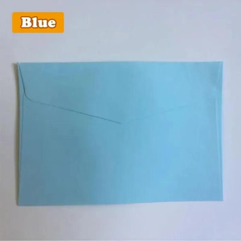 20 Pcs/Lot Candy Color Paper Monochrome Envelope Membership Card Storage Greeting Cards Envelope for Letter Paper 11.5x8cm