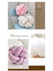 Handwoven European Minimalist Knot Ball Throw Pillow - Sofa & Bay Window Cushion