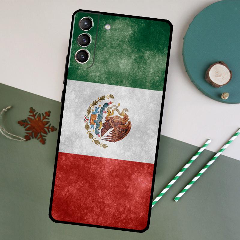 Mexico Mexican Flag Phone Case For Samsung Galaxy S26 S25 Ultra S20 S21 S22 S23 S24 S10 Plus S25 FE Back Cover