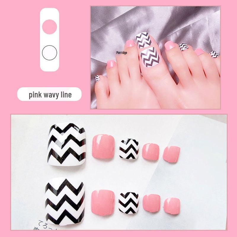 Press-On Toenail Art: Finished Nail Pieces and Wearable Patches