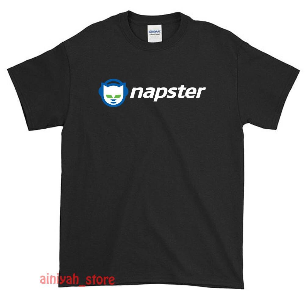 New Napster Classic Logo Men s Funny T shirt USA Size S-XXL S