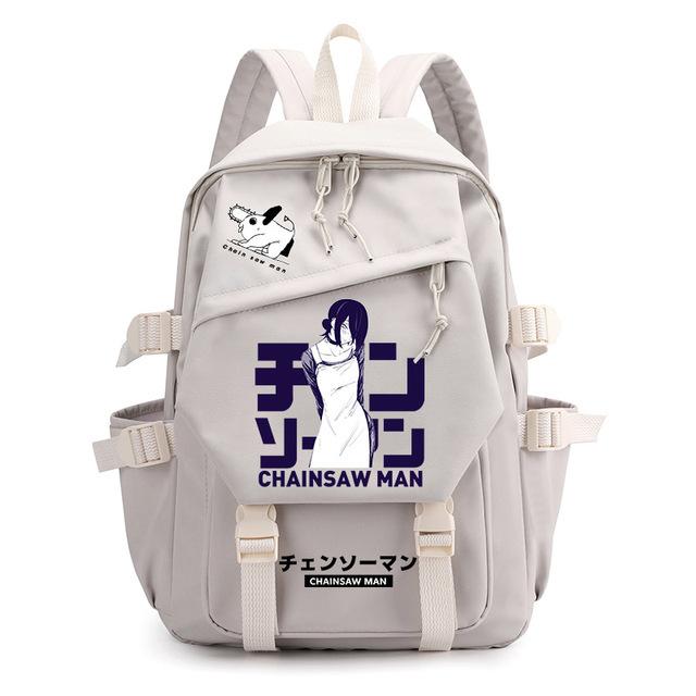 Chainsaw Man Anime Men'S And Women'S Backpack Cosplay Student School Bag Computer Travel Leisure