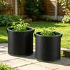 Thickened Felt Planting Pot Large Capacity Vegetable Growing Container Durable Non-Woven Fabric Garden Planter with Handles for Outdoor Indoor Use