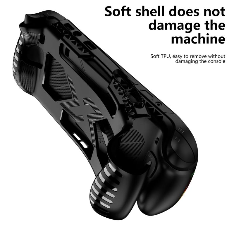 Reisefreundliche flexible TPU-Stoßdämpfende Hülle Anti-Drop-Sleeve Wasserbeständige Abdeckung Gehäuse für Spielekonsole