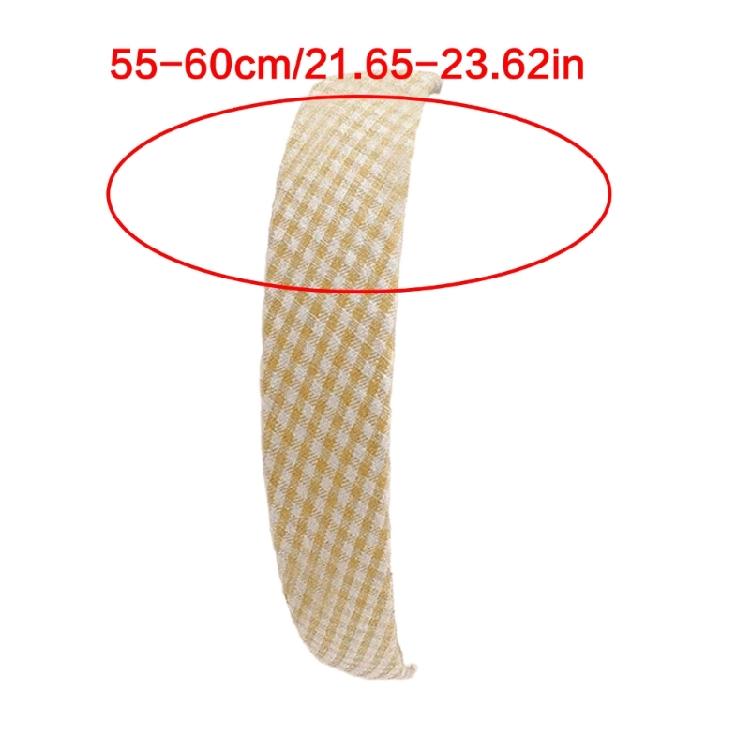 5PCS Blue Tone Stylish Hairbands Pearls Embellished Design Stretchable Fabric For Long Wear