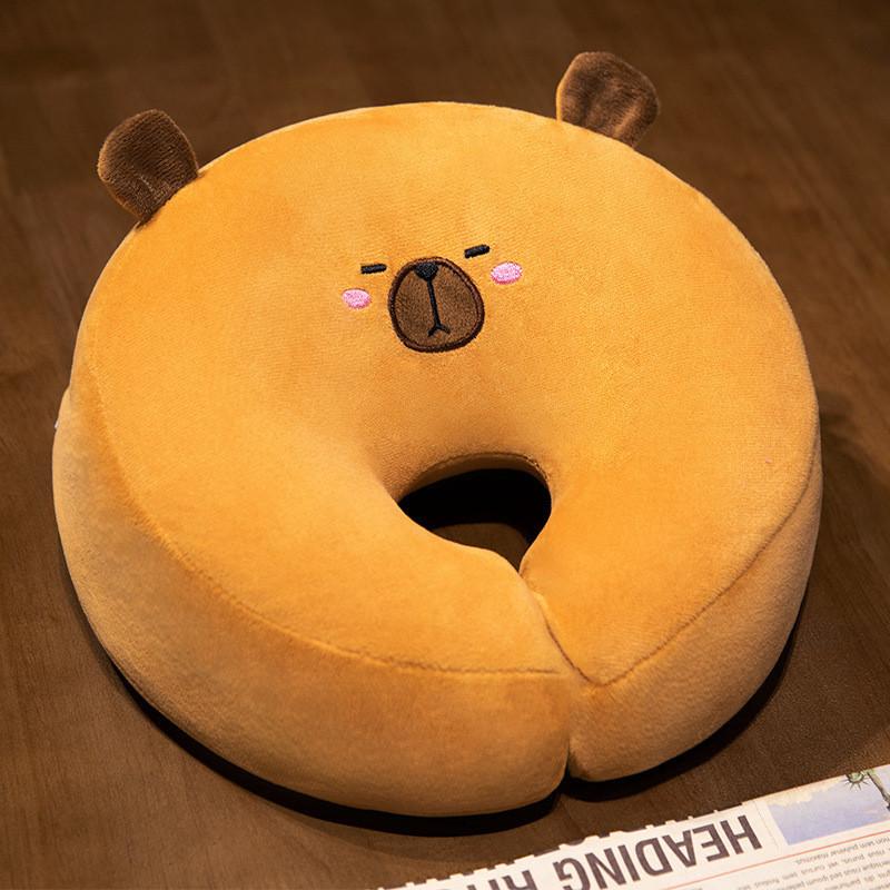 Adorable Cartoon Sunflower Memory Foam Nap Pillow For Kids Desk Rest Removable Cover