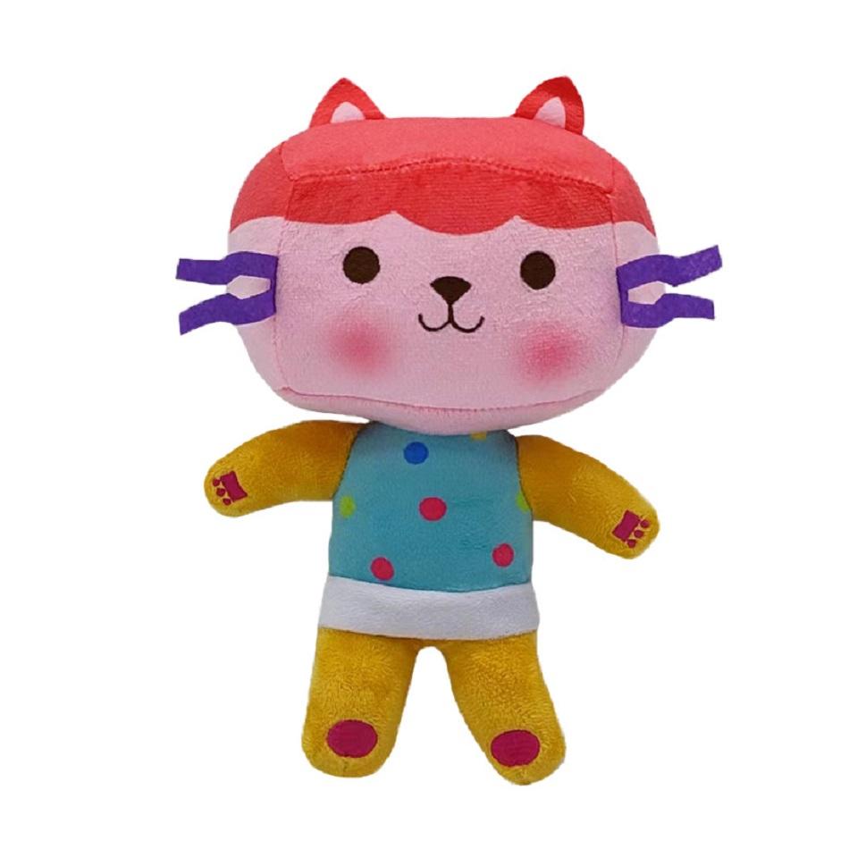 Gabby’s Doll House Plush Toy Backpack Cat Cake Cat Smiling Cat Stuffed Animal Plushie for Kid Chrismas Gif