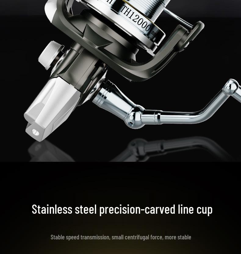 Long Cast Spinning Reel: Anti-Seawater, Sea Rod Anchor for Lure Fishing