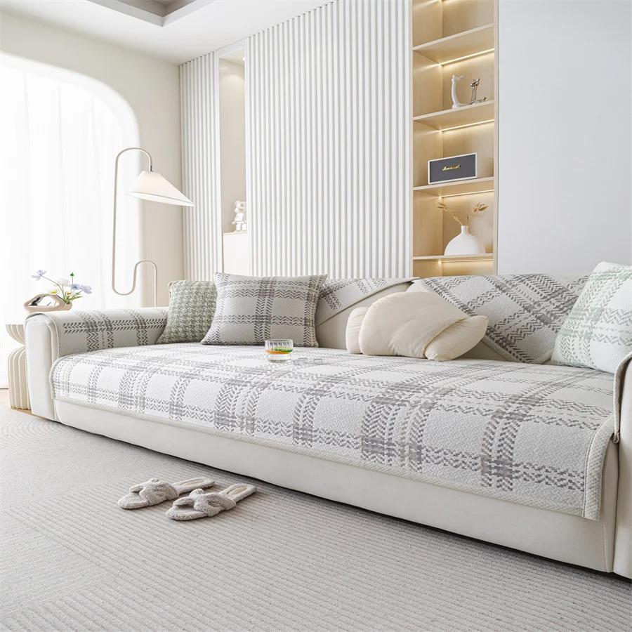 

Французская передовая подушка для дивана 2025 Новая универсальная для четырех сезонов Фиксированная подушка для дивана Прямой ряд Кожаная подушка для дивана 70x70cm