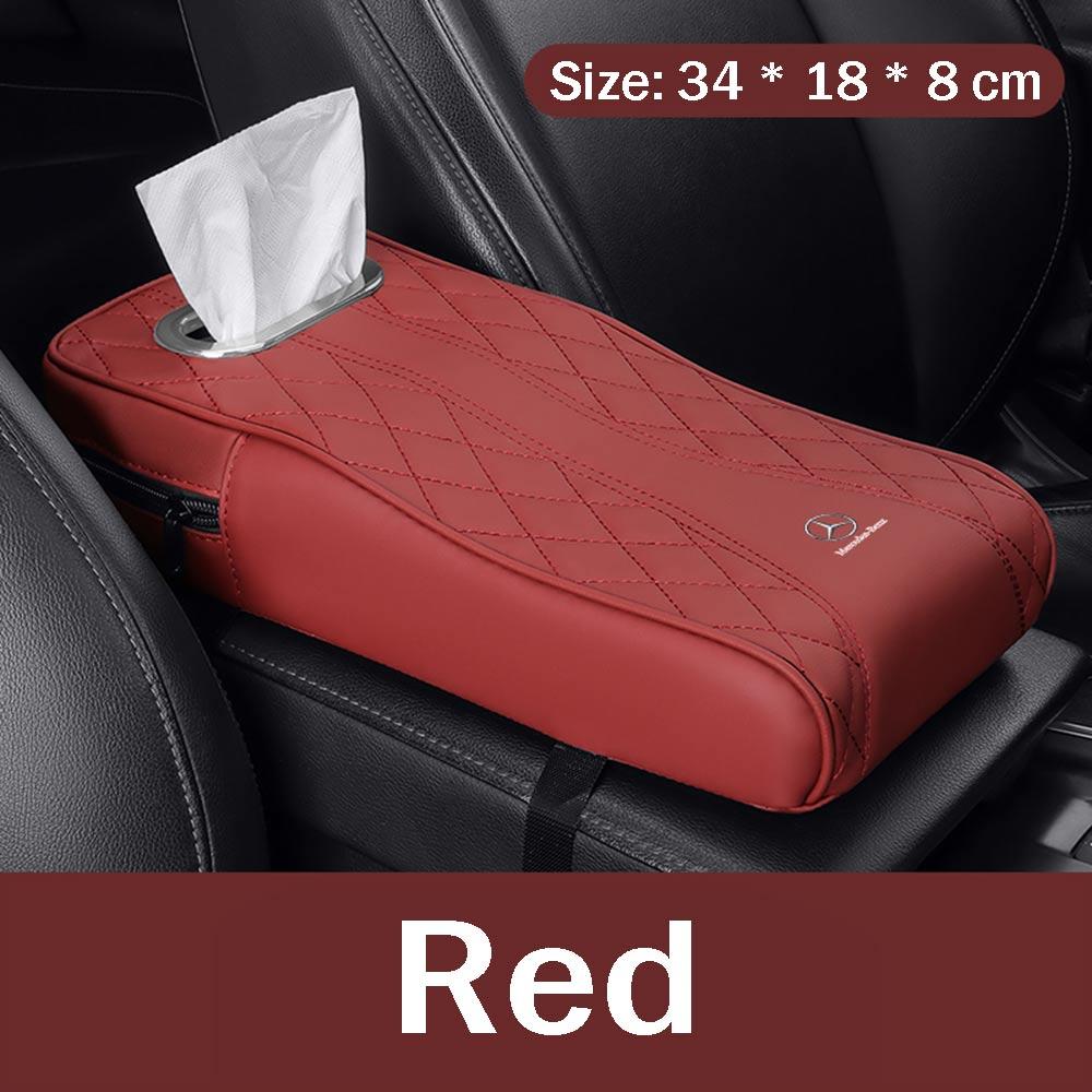Automotive Interior Stickers Auto Center Console Armrest Cushion for Mercedes Benz AMG A C E S G Class W201 W210 W108 W204 W203