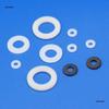 Black & White Nylon Insulating Flat Washer - M2 To M14 Plastic Gasket, Enlarged & Thickened for Screws