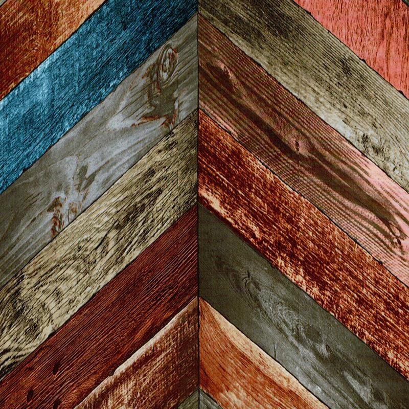 Waterproof PVC Self Adhesive Vinyl Wood Mura Wallpaper Roll For Living Room Kitchen Kids Room Bedroom Walls