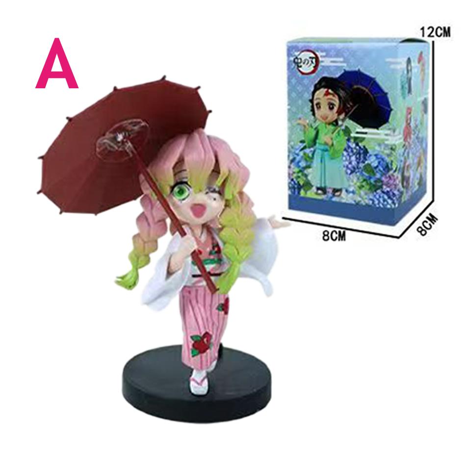 Plum Rain Series  Tanjiro Kamado Nezuko Anime Animation Figurine Creative Statue Model Ornament Surprise Present