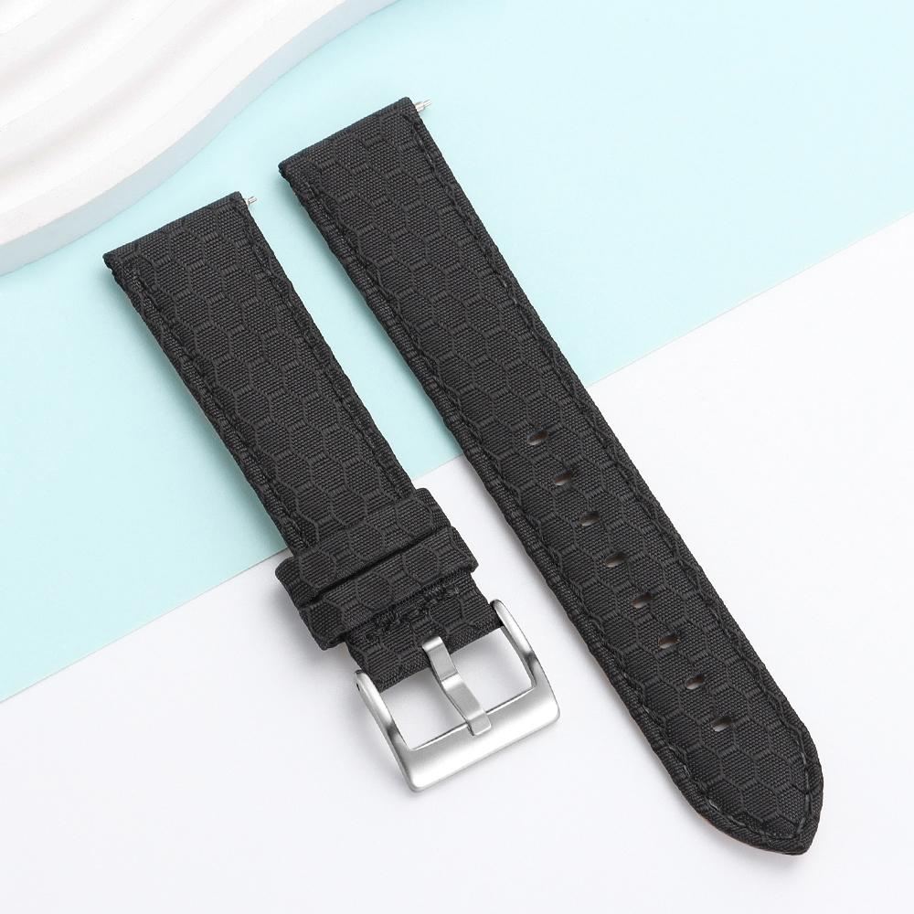 

20mm 22mm Quick Release Watch Strap Men Women Nylon Leather Band Universal Business Watchband for Omega Wristband Sport Bracelet 20mm