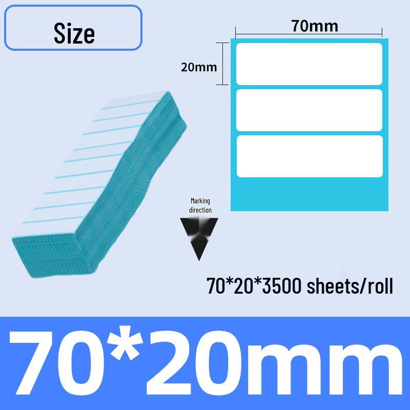 Foldable Waterproof Thermal Adhesive Shipping Labels