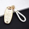 5 Buttons TPU Car Key Case Shell Cover for Hyundai Sonata DN8 Nexo Santa Fe TM Tucson NX4 Staria Ioniq Key Protector Accessories