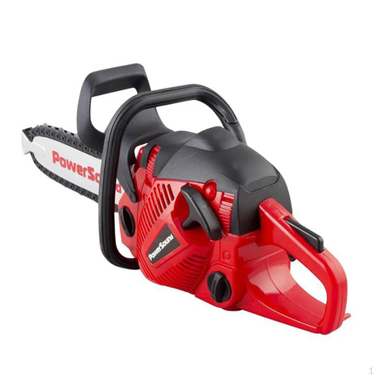 

Kids Chainsaw Toy Gardening Construction Tool for Lawn Outdoor Role Play Green with Silver