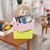 1/12 Miniature Stackable Plastic Storage Crates Assorted Colors for Dollhouse Kitchen Decor DIY Scene Setup