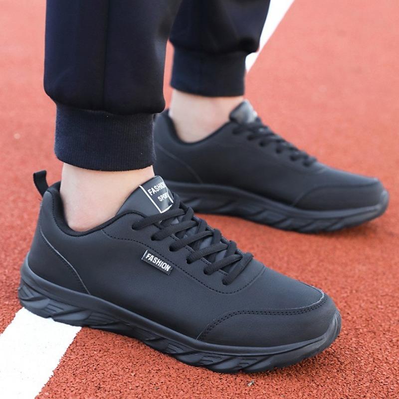 Neue Herren Leder Sneaker Sommer Verschleißfeste Herren Freizeit Walking Schuhe Outdoor Atmungsaktive Tennis Jogging Laufschuhe