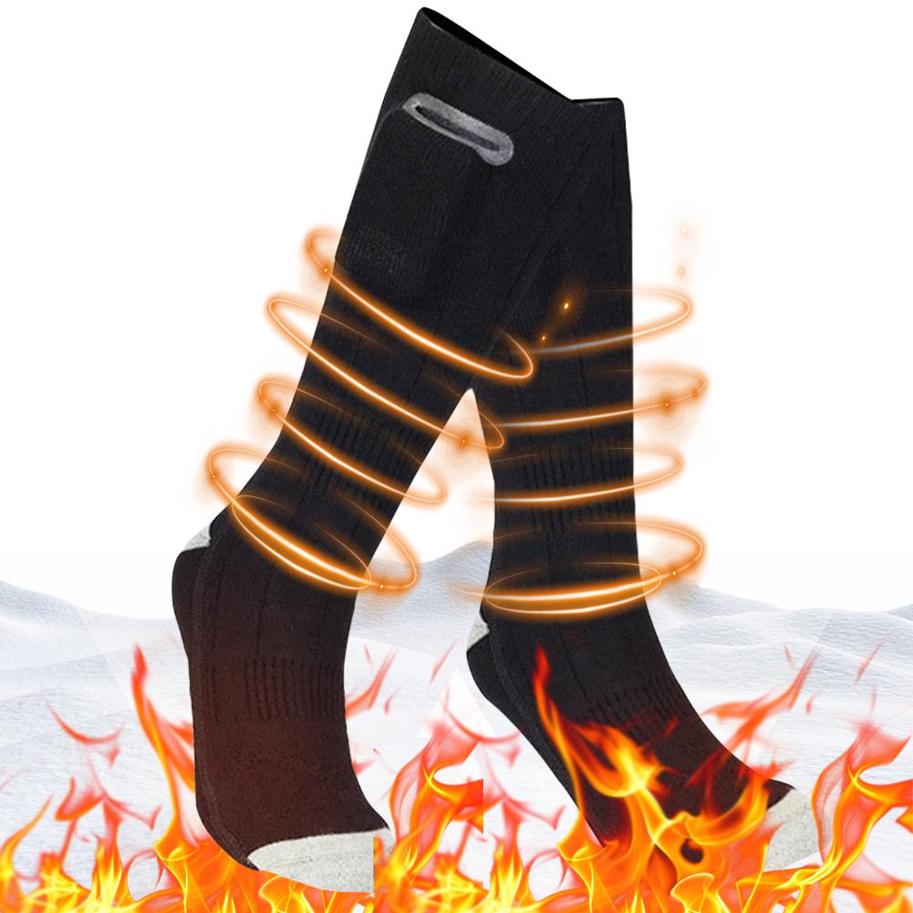 Electric Heated Socks 3 Modes Winter Thermal Socks With Battery Box Outdoor Skiing Foot Warmer Heating Socks for Men and Women