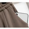 Plus Size Women's Trousers Spring and Autumn Drawstring Wide Leg Pant Suit Trousers Draped Casual Straight Trousers