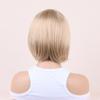 Straight Bob Short Wigs for Women Blond Brown Soft Daily Wigs with Bangs Natural Silky Party Use Synthetic Hair High Temperature Fiber