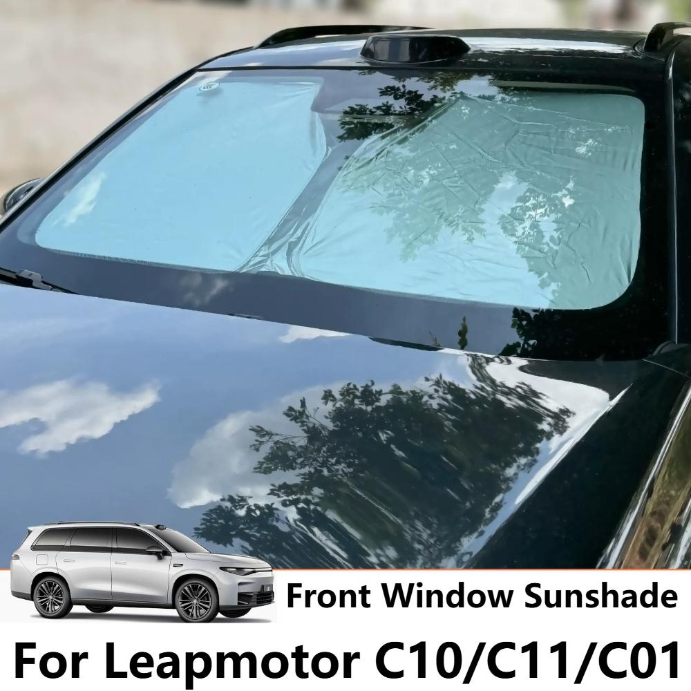 For Leapmotor C10 C11 C01 C16 Car Front Window Sunshade Shield UV Protection Heat Insulation Car Interior Accessories
