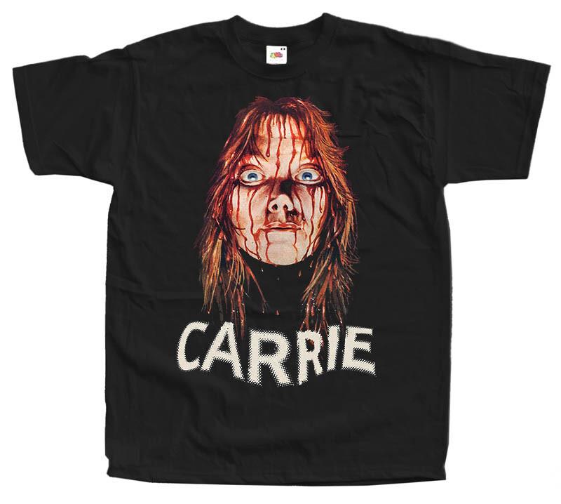 Carrie T SHIRT TEE v4 Horror Movie Poster BLACK S to 5XL M
