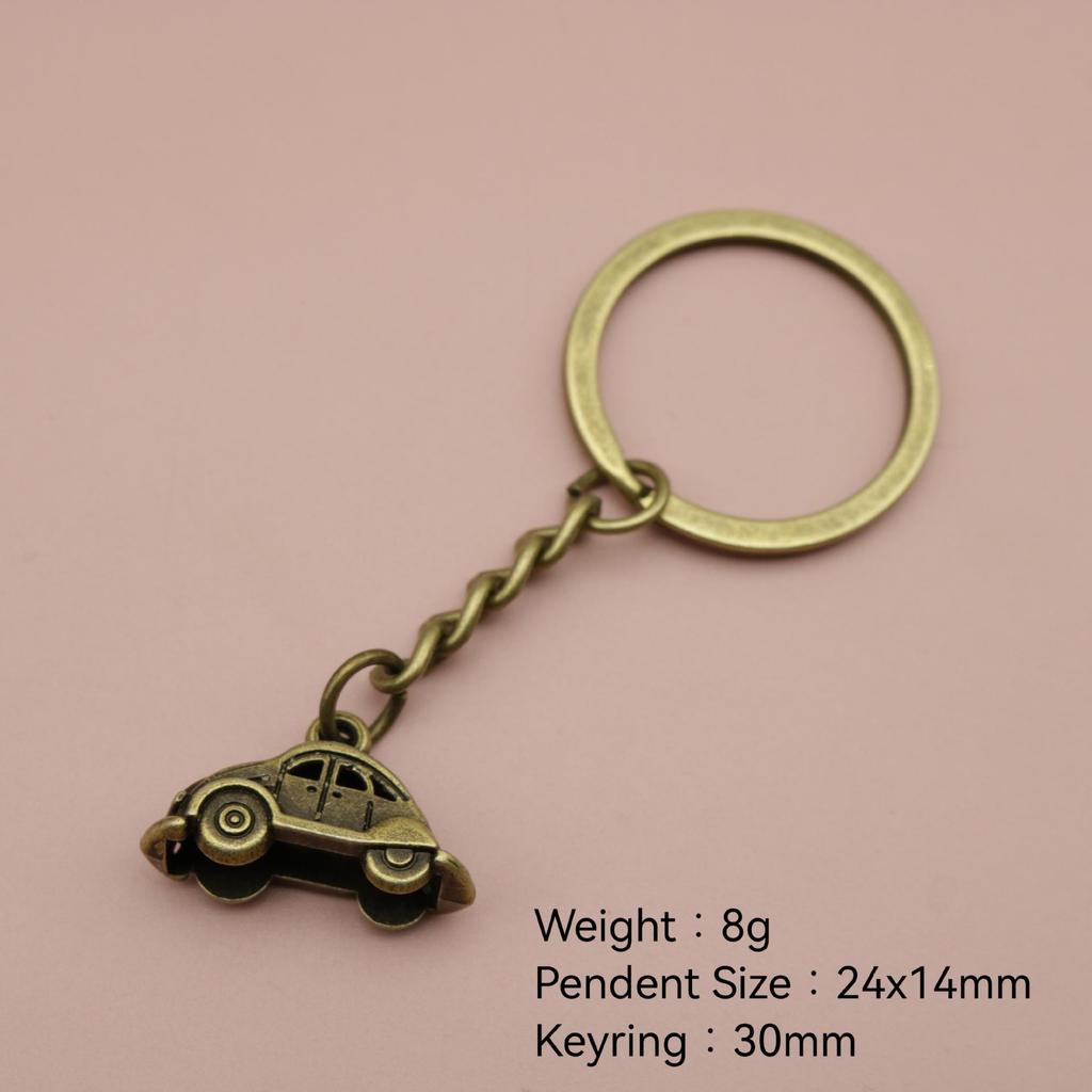 Xi Yin Vintage 3D Car Keychain Pendant