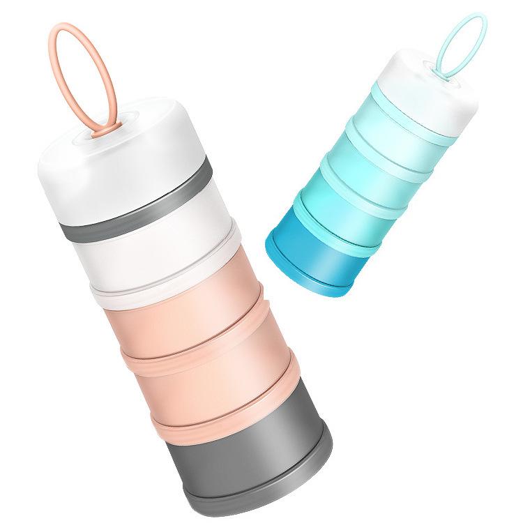 Customizable Portable Milk Powder Storage Box with Separate Compartments