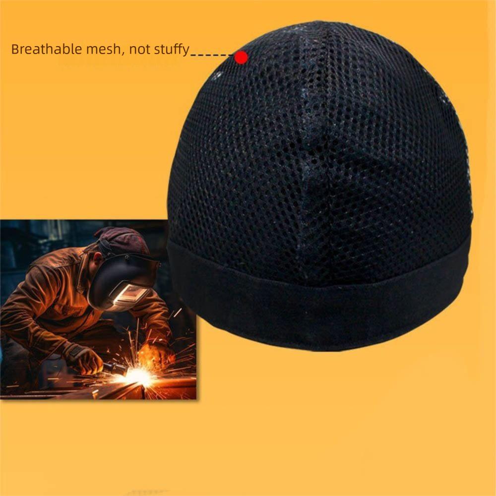 Safety Welding Cap Hat Adjustable Welding Protective Hat Washable Welder Work Cap  Workshop