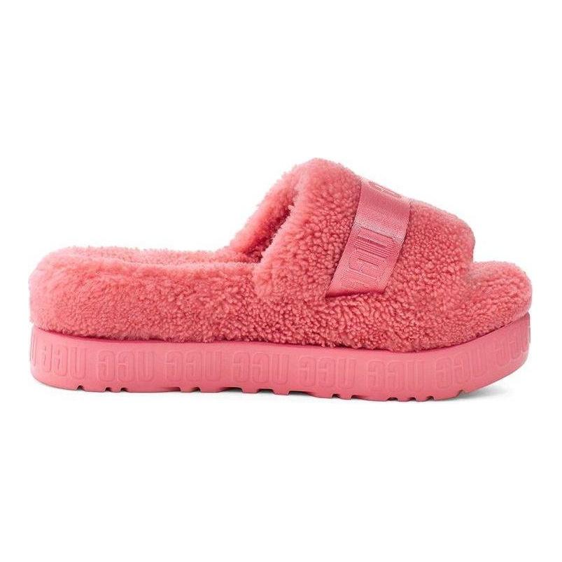 UGG Fluffita Sheepskin Integrated Comfortable Thick Sole Fashion Sandals Women Sandals Pink 1113475-PBSM
