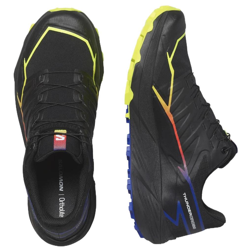 SALOMON Thundercross GORE-TEX Black Surf The Web Unisex Sneakers Safety-Yellow L47551400