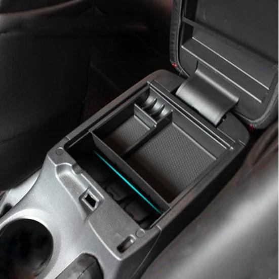 Para Mazda 3 Axela Bm 2013 2014 2015 2016 2017 Reposabrazos Reposabrazos Almacenamiento Bandeja Consola Central Soporte Teléfono Guantera Bandeja Placa