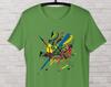 T-shirt Unisexe Peinture de Wassily Kandinsky Petits Mondes, T-shirt Art Abstrait, T-shirt graphique, T-shirt imprimé dessin avant-gardiste, cadeau pour amateur d'art