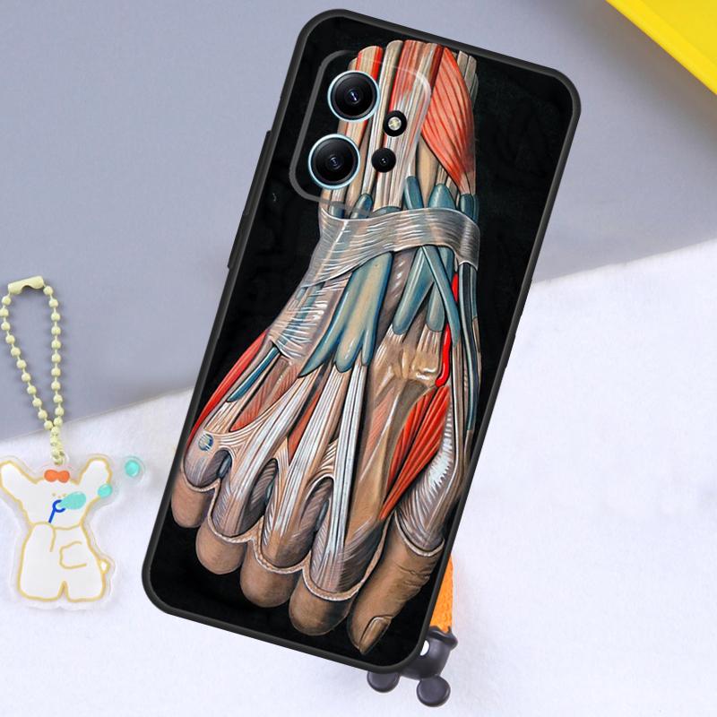 Medical Human Organs Meridian Art Case For Xiaomi Redmi Note 14 13 9 10 11 12 15 Pro Plus Cover For Redmi 15 C 13C 12C 10C 14C