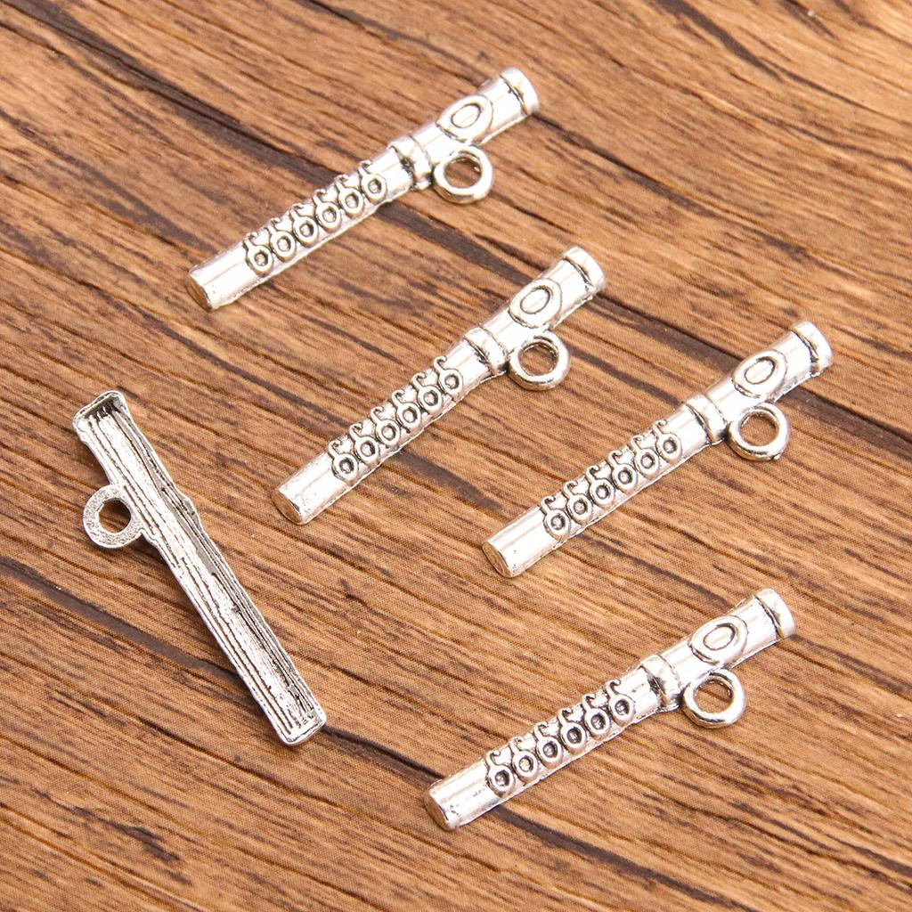 10pcs Musical Note Pendant Piano Guitar Microphone Speaker Suona Music Equipment Alloy Jewelry Accessories