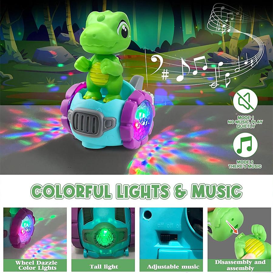 Dinosaur robot toys for boys, dinosaur toys for kids aged 3-5, interactive robot toys for kids aged 3-5, dancing car, birthday g