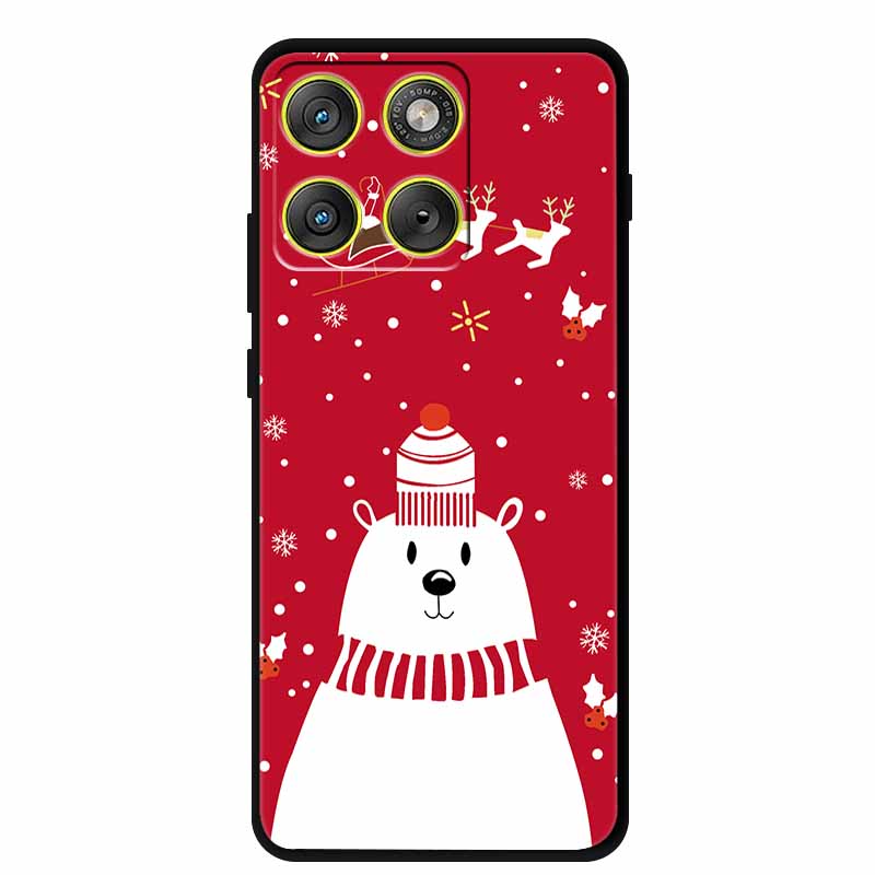 Christmas Phone Cases For Motorola Edge 70 5G Case Silicone Soft Back Cover Christmas Tree for Moto X70 Air 5G Edge70 Back Cover
