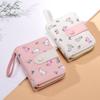 Lovely Rabbit Purse Bag Short PU Leather Wallet Sweet Rabbit Folding Wallet  Women