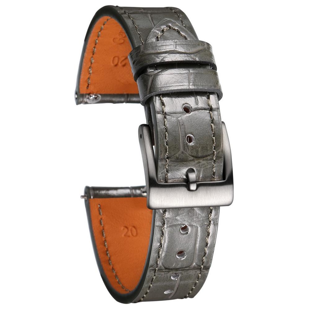 HEMSUT New High Quality Genuine Leather Watch Band Quick Release Handmade Cowhide Straps For Men 18MM 20MM 22MM
