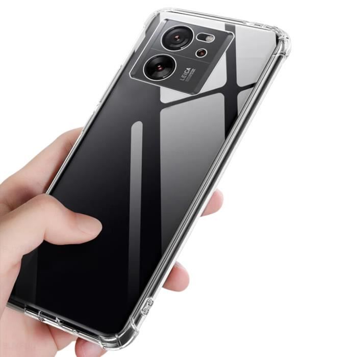 Coque Antichoc - Phonillico® - Xiaomi 13T/13T PRO - Silicone Souple - Transparent - Protection Renforcée