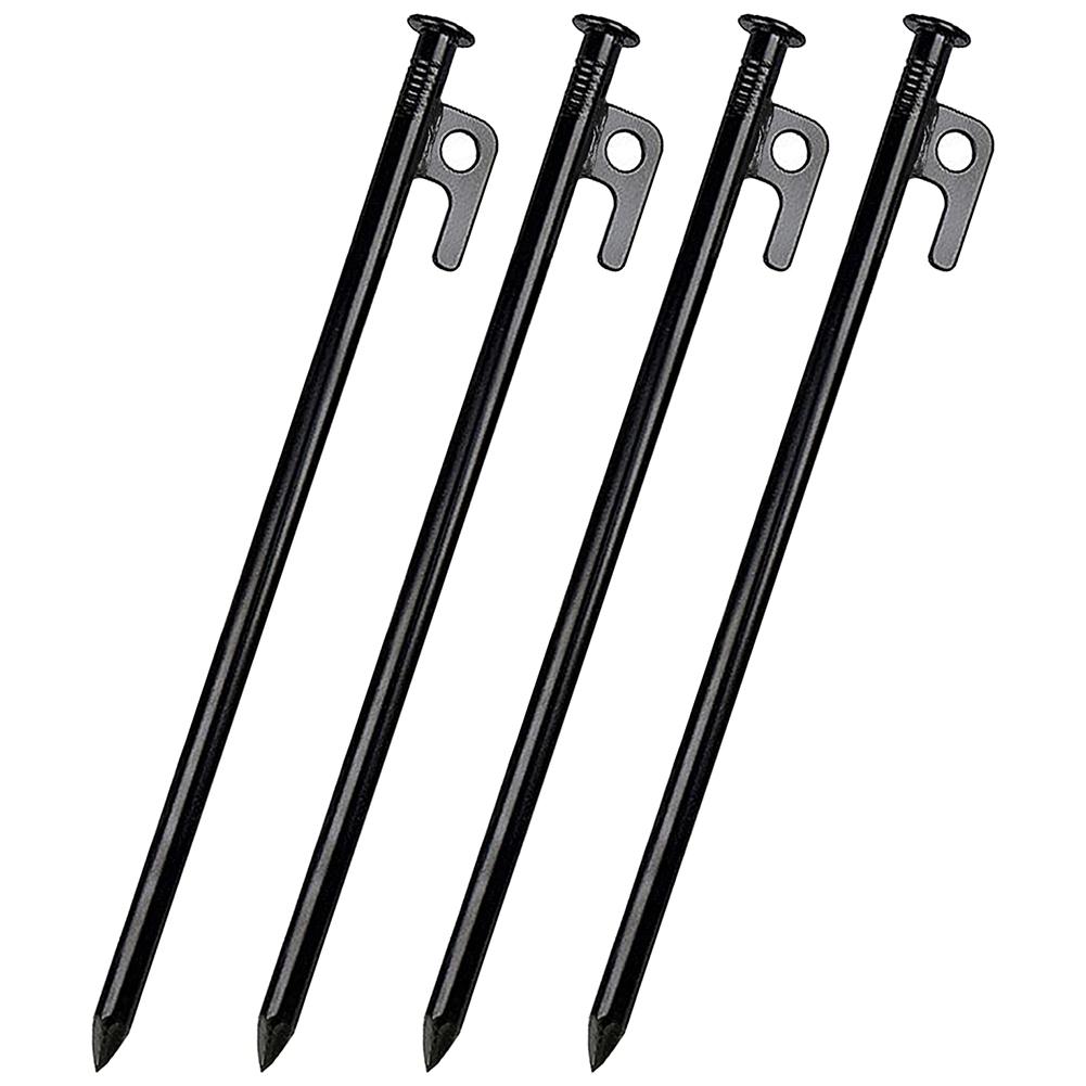 Satın alın 4 Pack Tent Stakes Heavy Duty Metal Tent Pegs for Camping