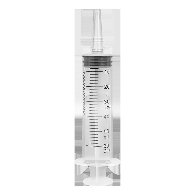 Large Capacity Feeding Syringe with Tube Injector for Stomach and Nasogastric Use