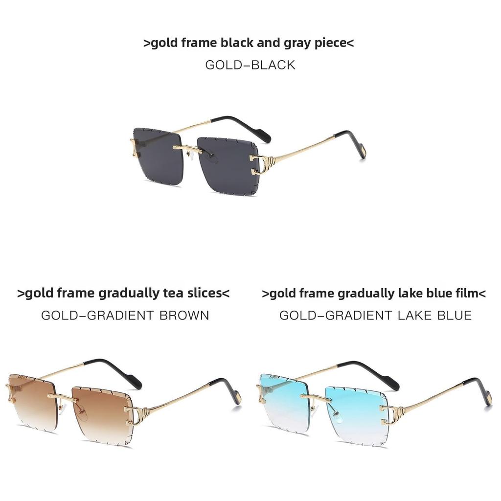 Minimalist Gold Frame Square Sunglasses With Gray Lenses For Fashion And Outdoor Activities