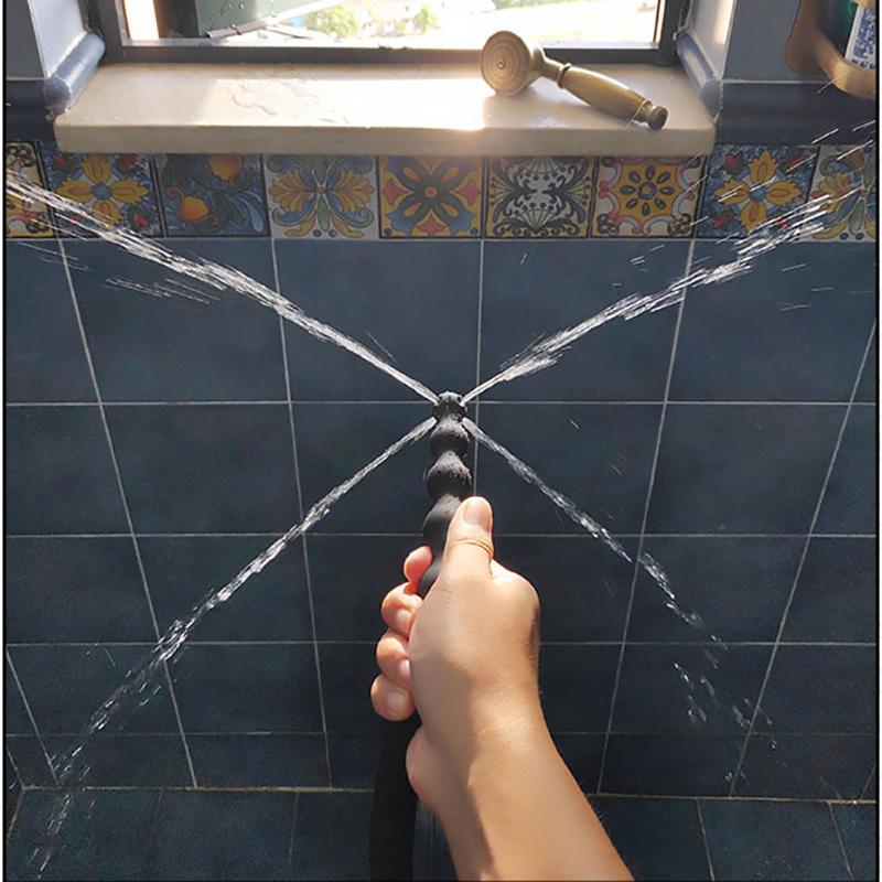 23.6 Inch Long Anal Cleaner Silicone Anal Plug Douche Vaginal Wash Body Shower Toys Enemator Colon Anal Beads Shower Cleaner