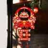 Vietnamese New Year Hangable Ornament 2025 Spring Festival Blessing Tassel Ornament Lucky Character Pendants Holiday Home
