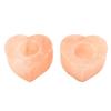 Himalayan Salt Heart Tea Light Holder (Pack of 2)
