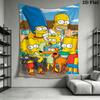 Simpsons Family Adventure Bedding 1 Duvet Cover 2 Pillowcase Without Core Christmas Birthday Gift Soft And Comfortable Bedding Set
