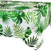 Hawaii Turtle Leaf Pool Party Tablecloth, Summer Birthday Decor